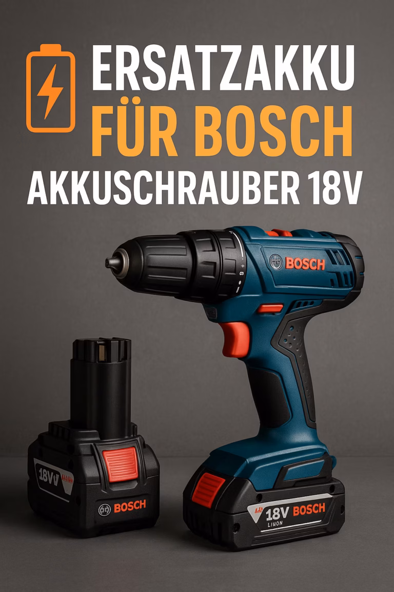 Ersatzakku für Bosch Akkuschrauber 18V