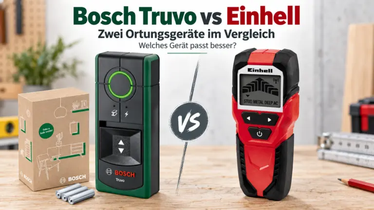 Ortungsgerät unter 50 Euro: Bosch Truvo und Einhell TC-MD 50 im Vergleich