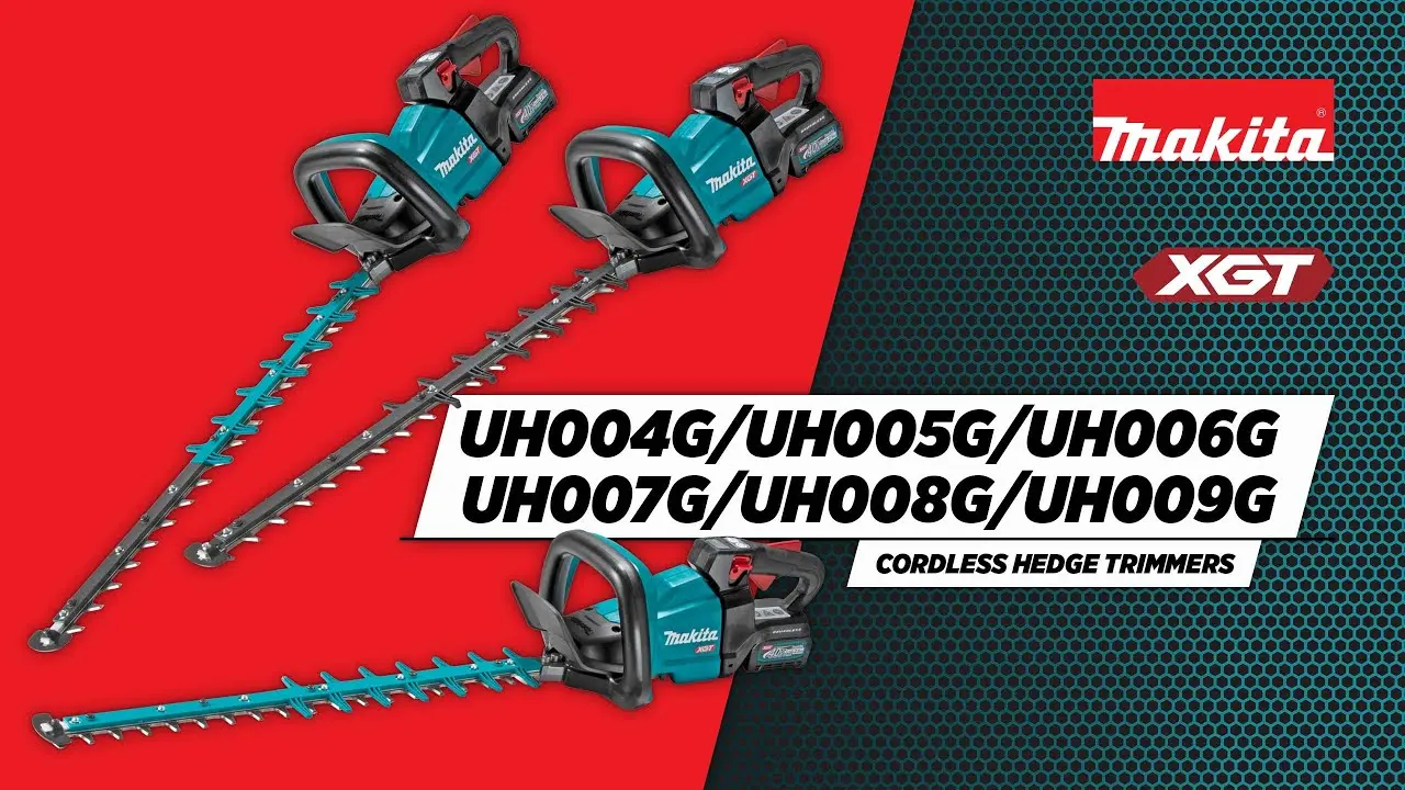 Youtube Video Vorschau: Die Makita XGT 40V Heckenscheren Serie im technischen Detail