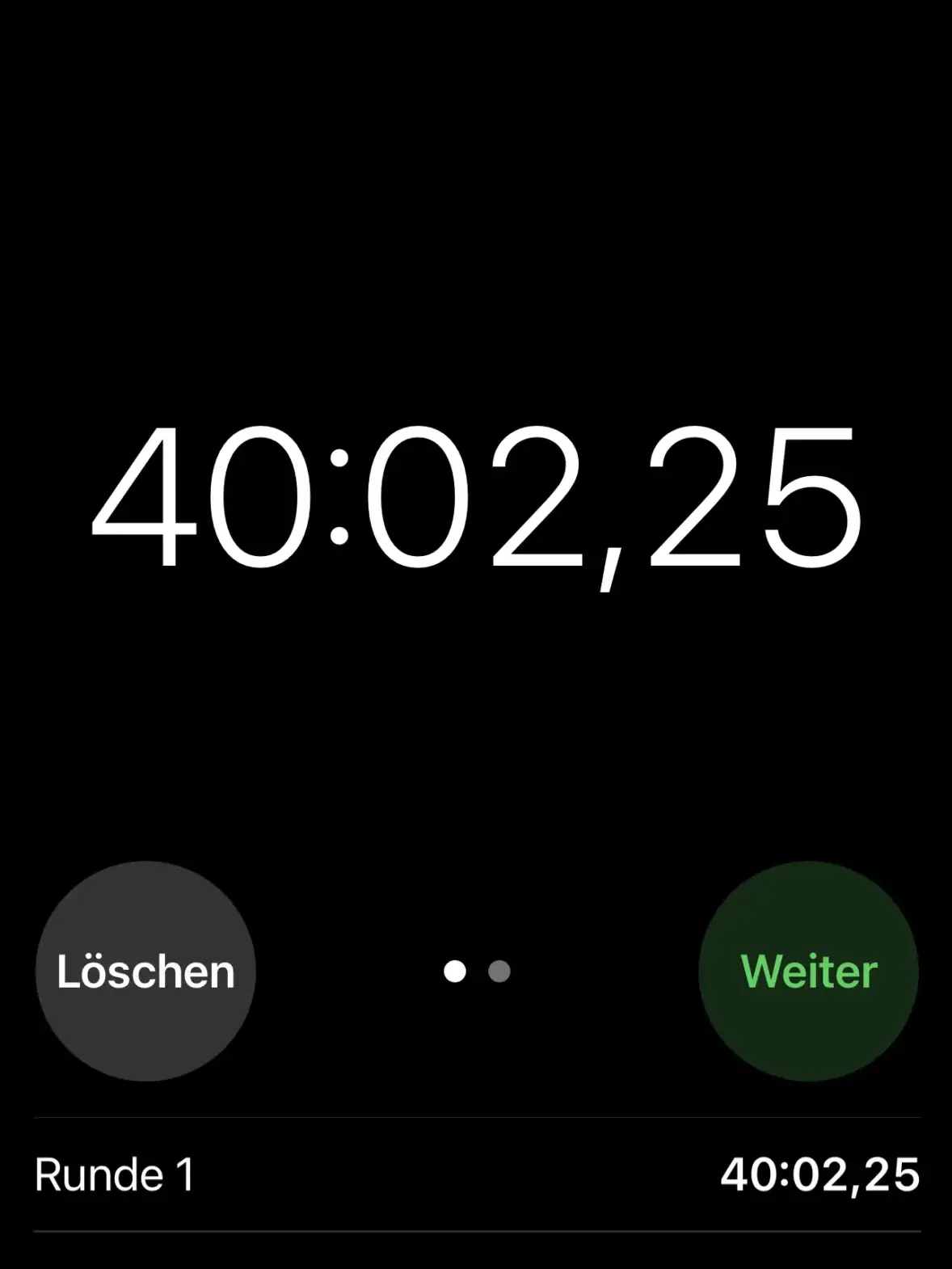 Nach ca. 40 Minuten waren beide Akkus BL4040F voll geladen