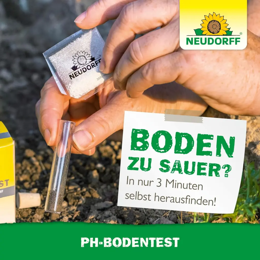 Der Neudorff-pH-Test in der Anwendung - zur Ermittlung des pH-Gehalts des Bodens
