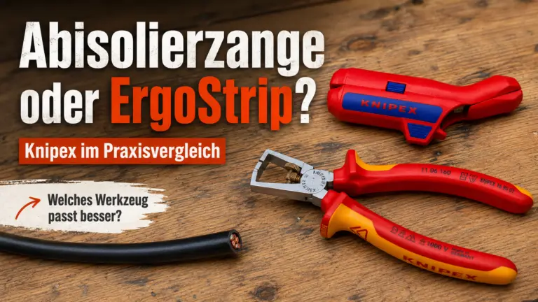 Abisolierzange oder ErgoStrip im Vergleich mit Knipex ErgoStrip und Knipex 11 06 160