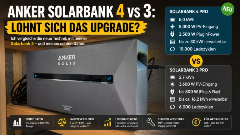Anker Solarbank 4 vs 3 – Vergleich der neuen Solarbank 4 Pro mit meiner Solarbank 3 Pro