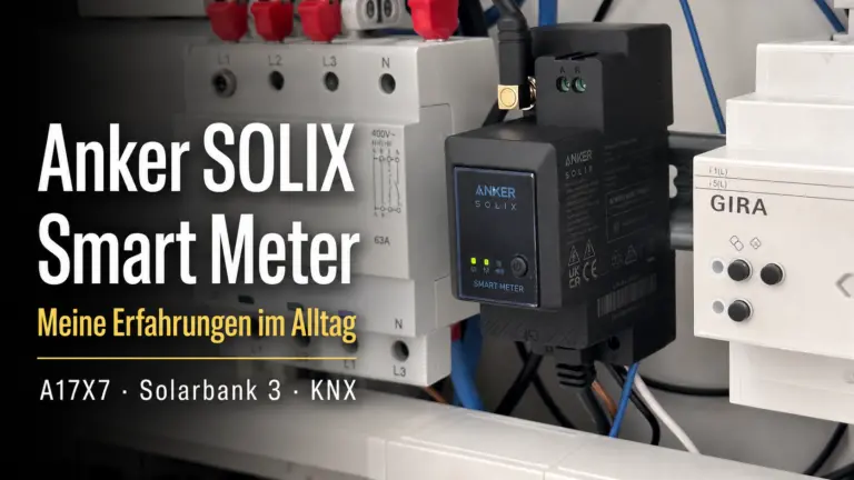 Anker SOLIX Smart Meter A17X7 in meiner Elektroverteilung