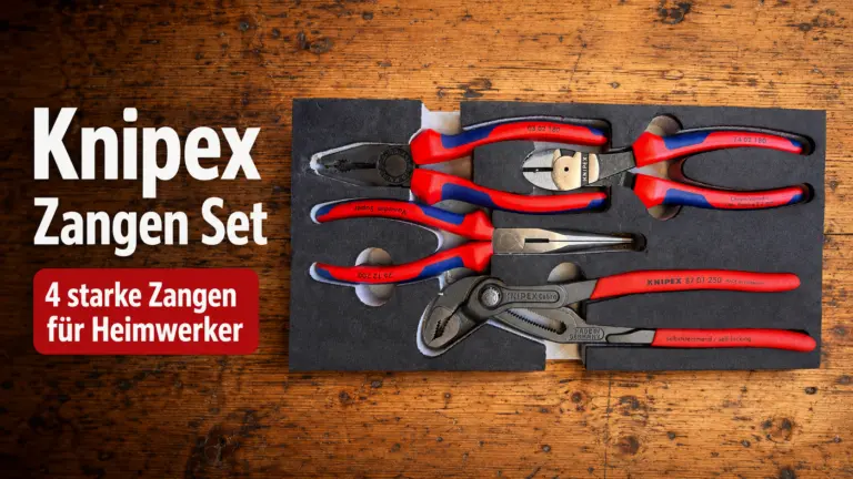 Knipex Zangen Set 00 20 01 V15 mit vier Zangen in Schaumstoffeinlage