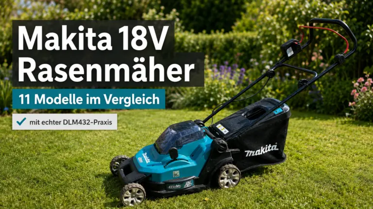 Makita 18V Rasenmäher DLM432 – 11 Modelle im Vergleich