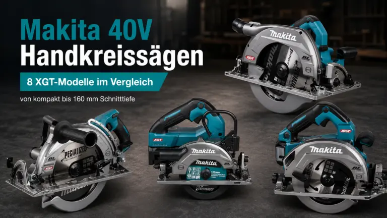 Makita 40V Handkreissägen im Vergleich mit 8 XGT-Modellen