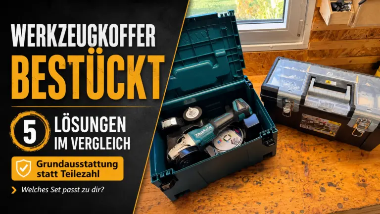 Werkzeugkoffer bestückt – 5 Lösungen im Vergleich