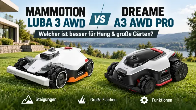 Mammotion LUBA 3 AWD vs. Dreame A3 AWD Pro