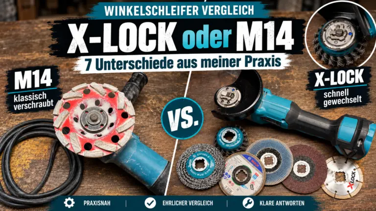 X-LOCK oder M14 beim Winkelschleifer – mein Vergleich aus der Praxis