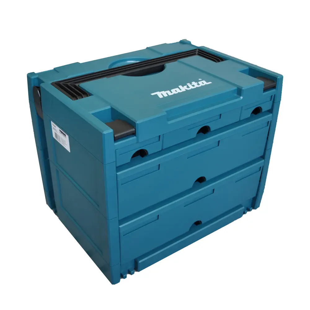 Makita MAKSTOR 4.5 P-84349 mit fünf unterschiedlich großen Schubladen