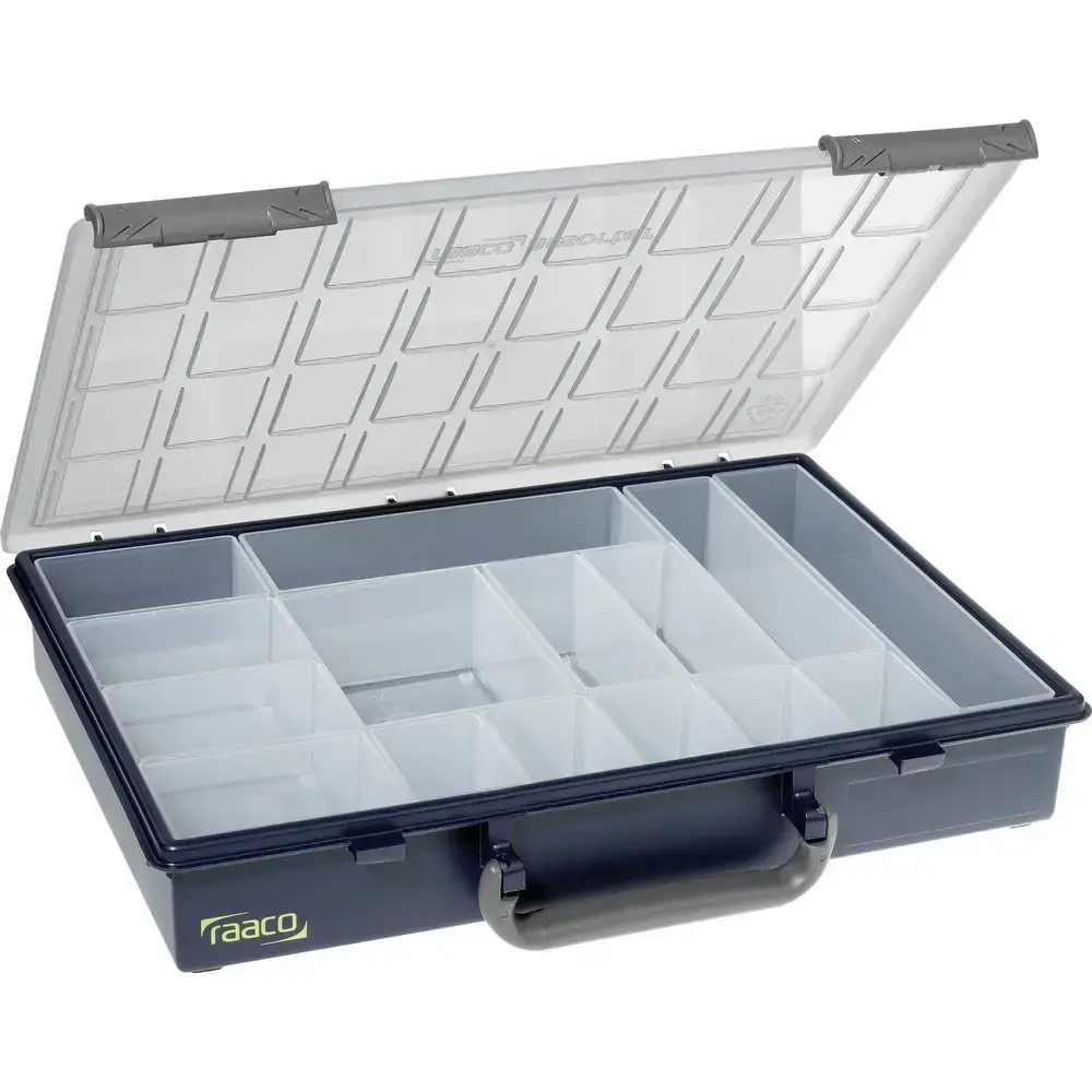 Raaco Assorter 55 4x8-15 geöffnet